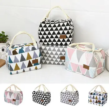 

HOT Women Ladies Girls Kids Portable Insulated Lunch Bag Box Picnic Tote Cooler