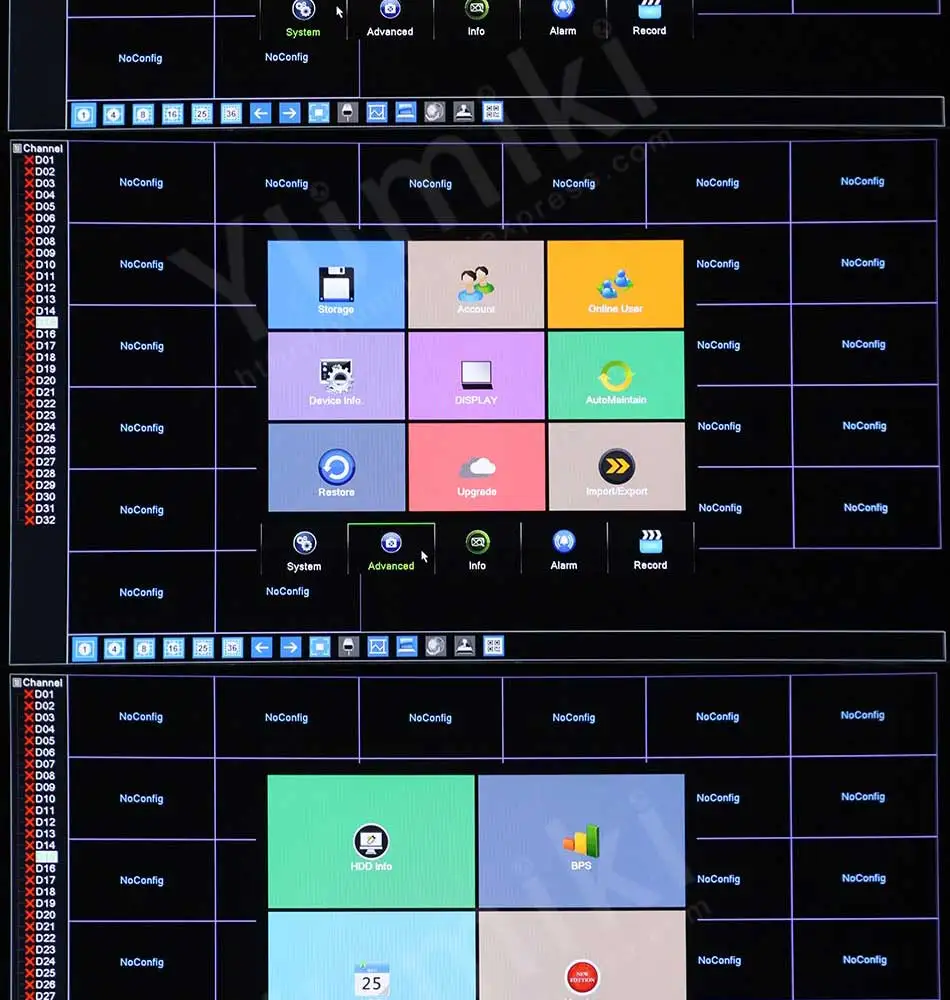 H.265+/H.264 8ch* 4 K/32ch* 5.0MP/32ch* 1080P сетевой видеорегистратор 960 P/720 P ip-камера ONVIF CMS XMEYE 2* SATA с фронтальным USB