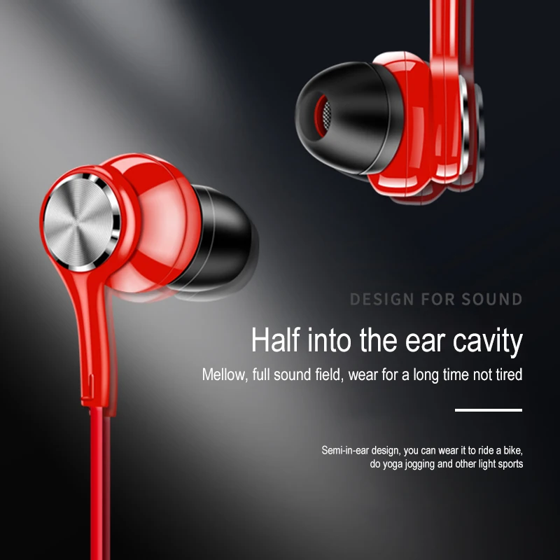 Bluetooth наушники магнитные беспроводные HiFi Звук стерео гарнитура