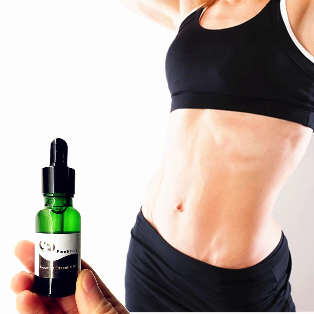 15 ml خفض الوزن المنتجات الورك رفع حرق الدهون تقليل مكافحة السيلوليت تدليك جوز الهند زيت طبيعي العطر الروائح