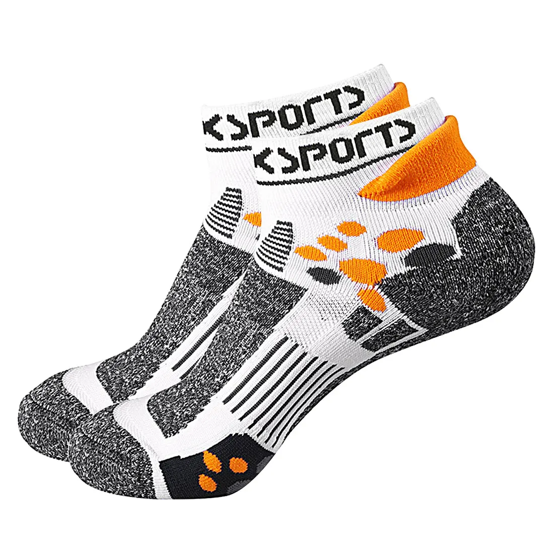 Всесезонные профессиональные мужские/женские спортивные носки Bradyseism беговые носки быстросохнущие скалолазание фитнес-спорт sokken - Цвет: White 40-44