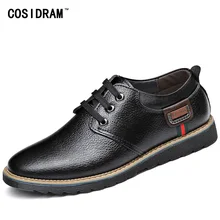 2016 Genuine Leather Casual Shoes Classical Leisure Oxfords Men Shoes Spring Autumn Fashion Gentleman Footwear Male RME-201