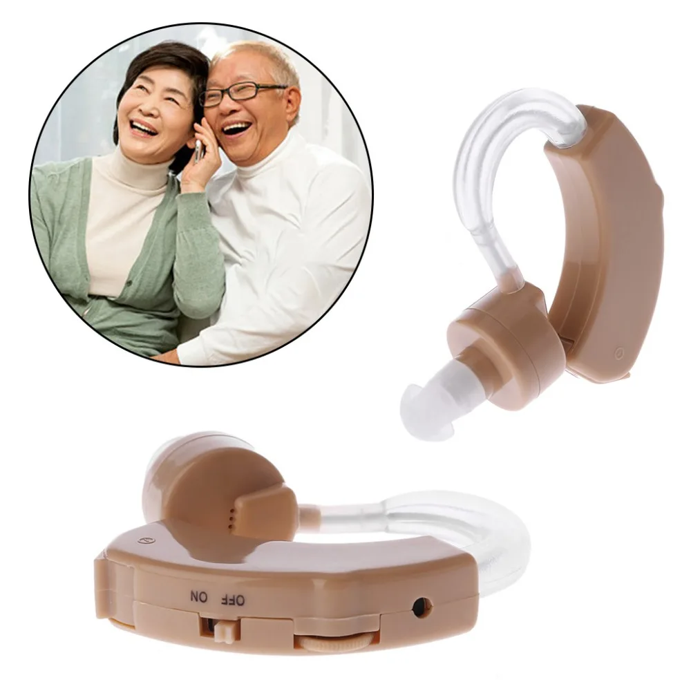 AXON Portable Mini Hearing Aid Kit Adjustable Tone In-Ear Sound Amplifier Device Soft