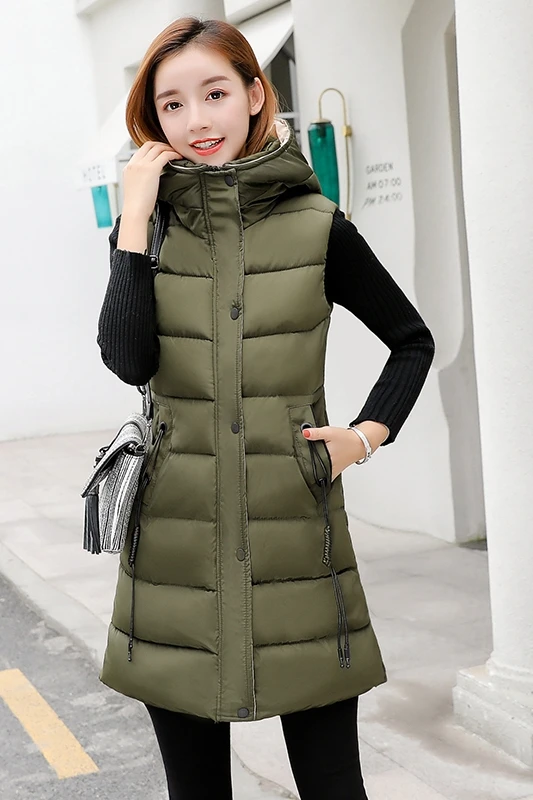 autumn and winter new ladies fashion slim slimming large size thick vest clip