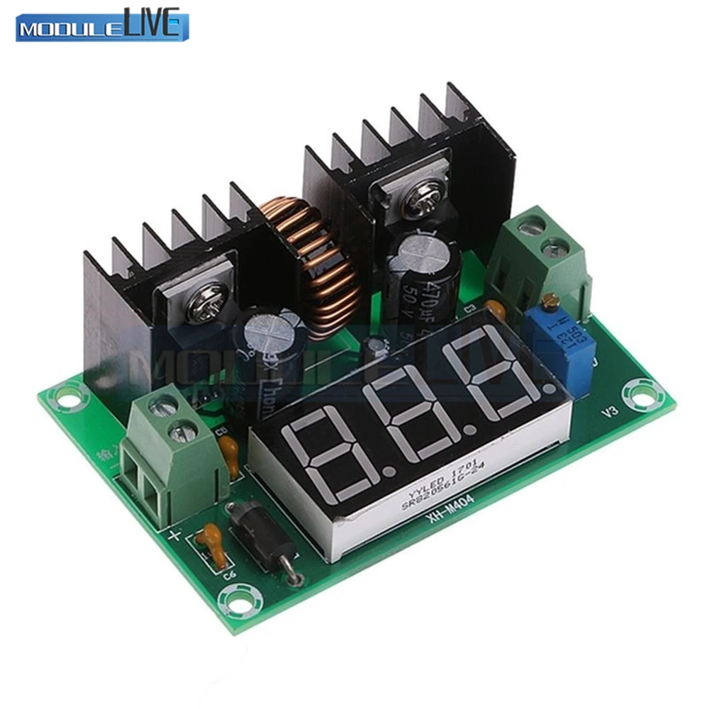 

XL4016 LM317 LED Digital Voltmeter Voltage Regulator Meter XL4016E1 DC-DC Buck Step Down Module 200W 8A PWM 4-40V to 1.25-36V