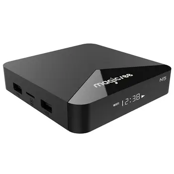 

Magicsee N5 Android 7.1 2.4G + 5G Wifi Tv Box Amlogic S905X Quad Core 2G+16G Smart Tv Box With Hd 4K Set Top Box(Eu Plug)