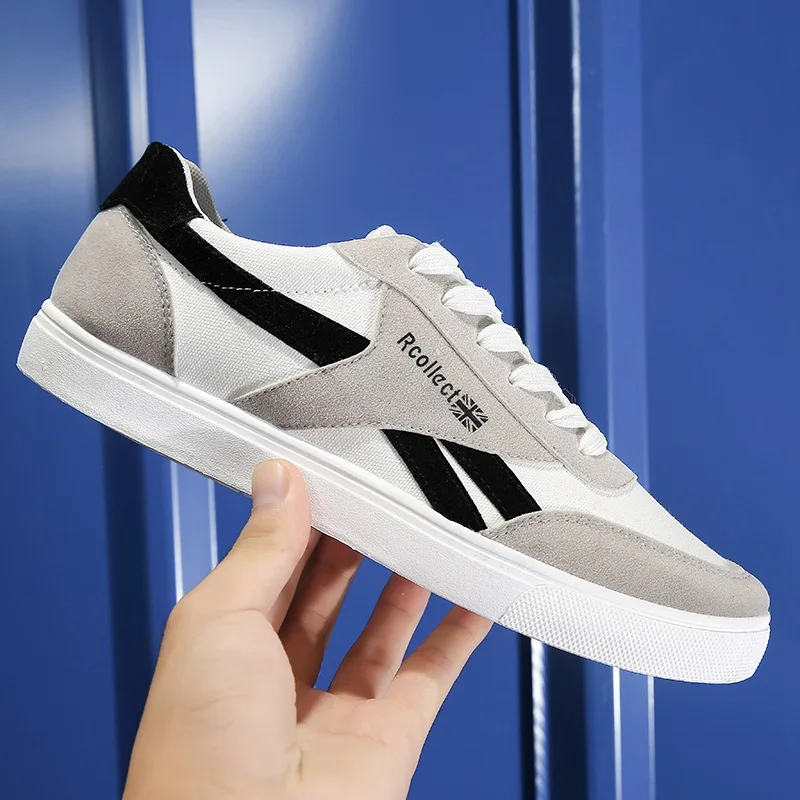

Men's vulcanize shoes Summer Sneakers Air Breathable Fashion Male Shoe designer White Colored Lace Up Soft zapatos de hombre
