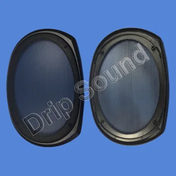 

For 6"x9" 6x9 inch Car Audio Speaker Conversion Net Cover Decorative Circle Metal Mesh Grille Protection