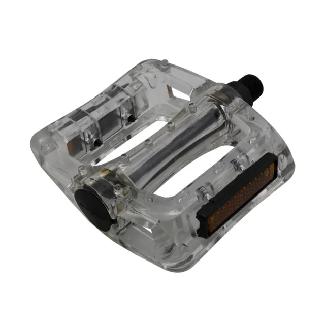 MZ1010 Bicycle Pedal Plastic Ultralight Pedal MTB Mountain Bike Road Cycling Pedals Transparent
