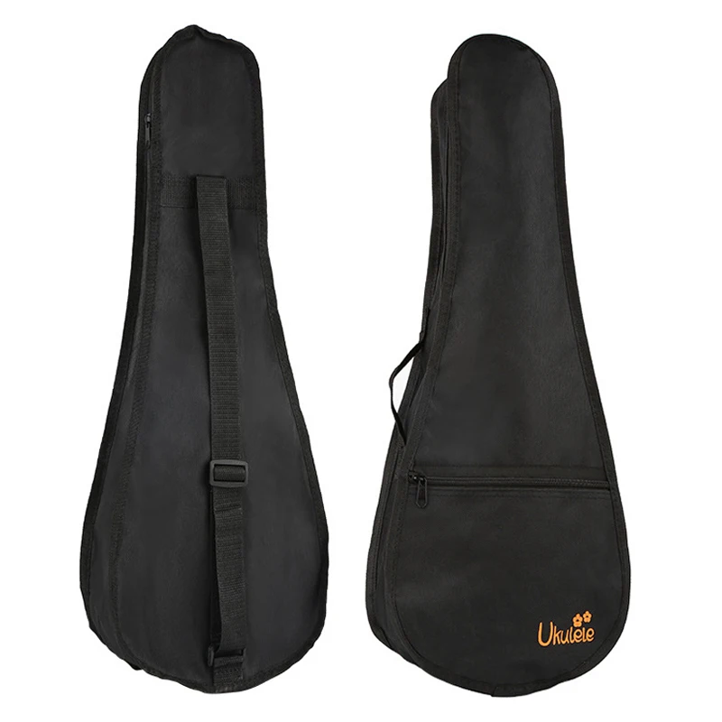 

21 Inch Black Portable Ukulele Gig Bag Soft Case Waterproof Backpack Bags