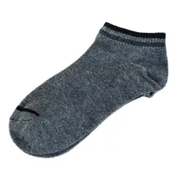 1 пара, удобные хлопковые носки унисекс в полоску, короткие носки до щиколотки, лоферы, Нескользящие невидимые силиконовые носки без
