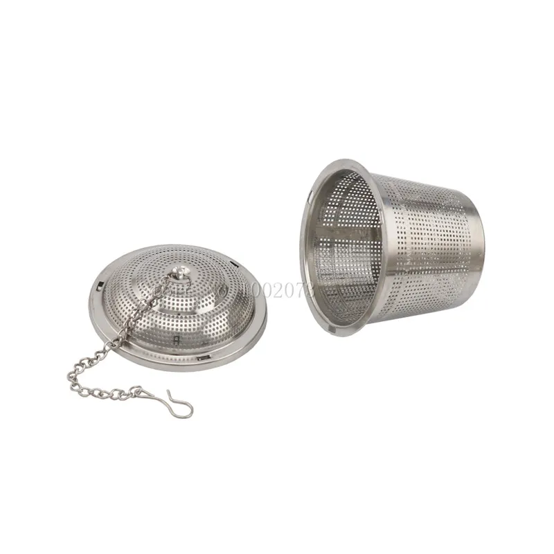 Homebrew Stainless Steel Hop Steeper Herb Ball Dry Hopping Beer Hops Mesh Screen (10)