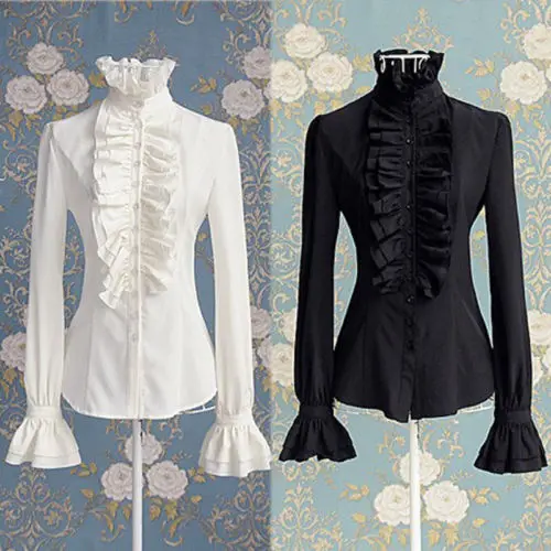 black frilly tops