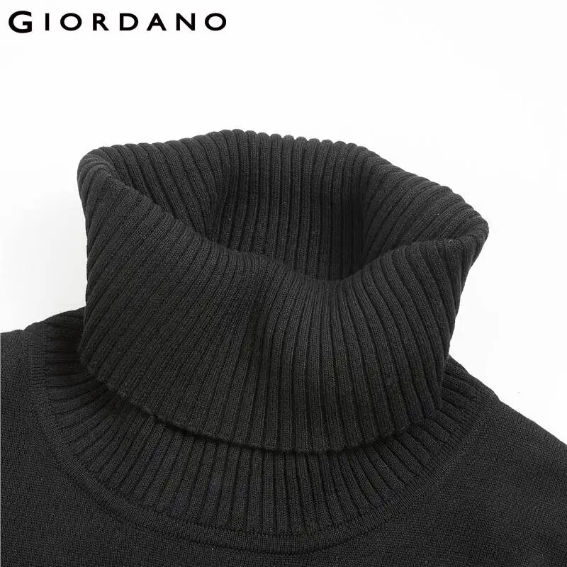 Giordano женское трикотажное платье с высоким воротом|Платья| |