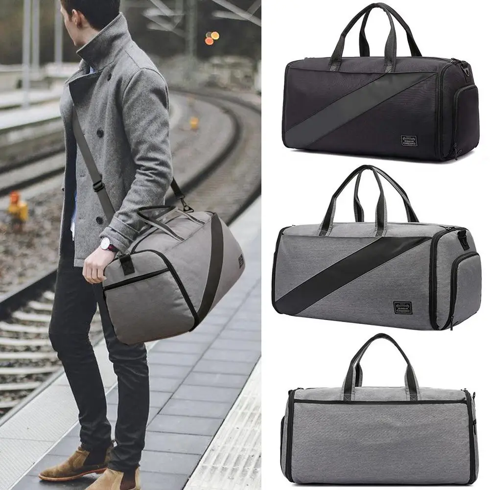 

Outdoor Men Traveling Handbag Tote Duffel Luggage Garment Carrier Sport Gym Bag