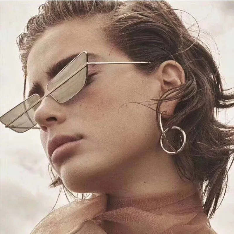Солнцезащитные очки в металлической оправе UV400 для мужчин и женщин Модные