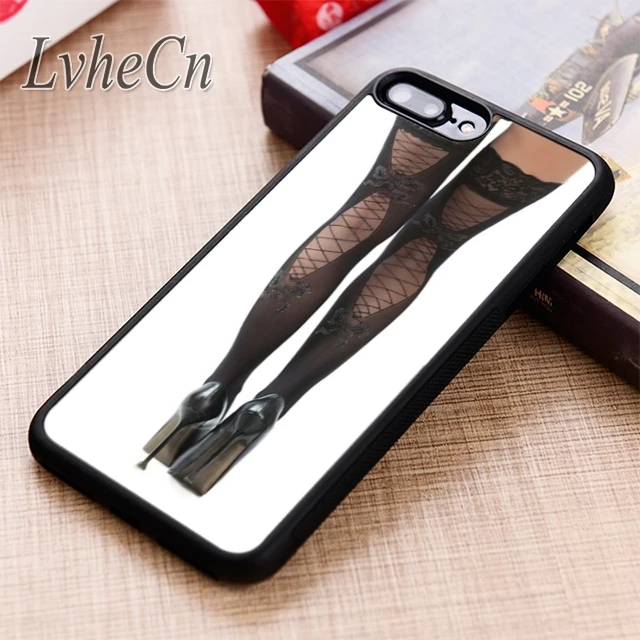 Фетиш чехол для телефона LvheCn на каблуках и с отверстиями iPhone 5 6 6s 7 8 plus X XR XS max 11 12 Pro