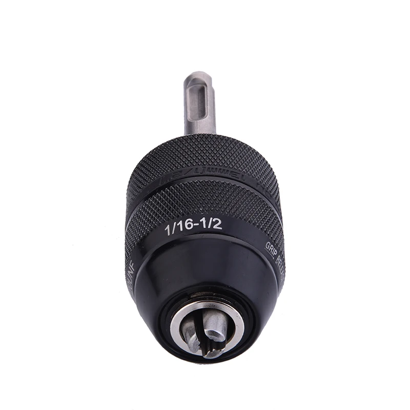 1Pc Keyless Drill Chuck SDS Chuck Adapter Heavy Duty 13mm 1/2-20UNF Keyless Drill Chuck With SDS Ad