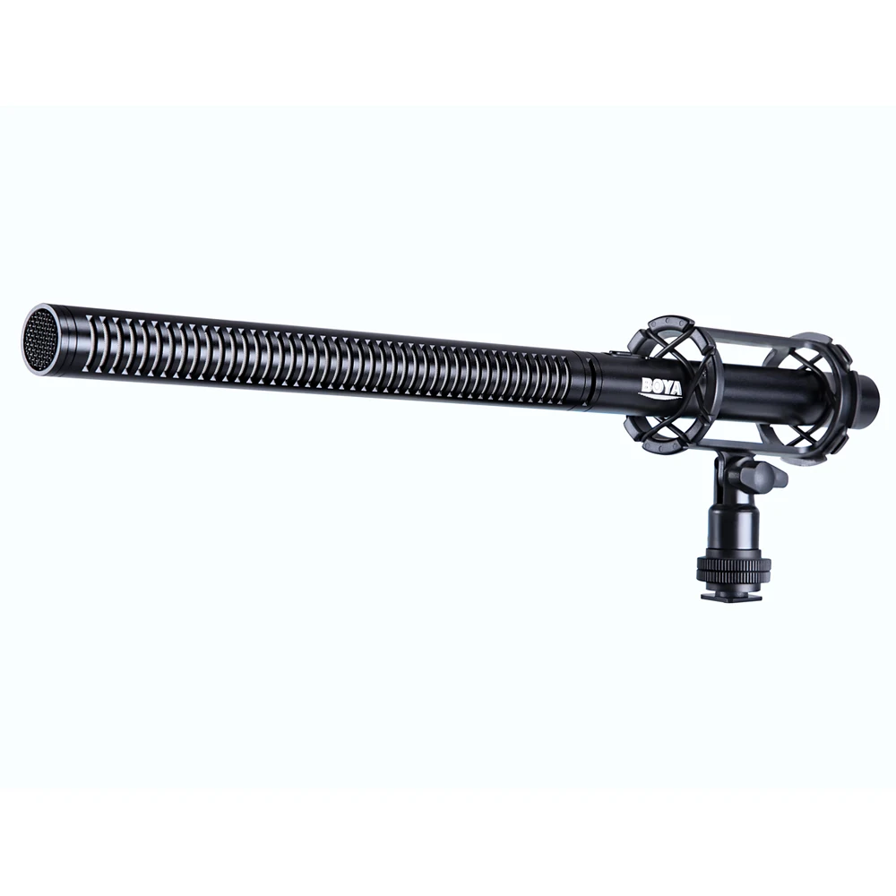 

BOYA BY-PVM1000L Broadcast directional Condenser Interview Microphone Kit for DSLR Cameras Camcorder 3-pin XLR Mic