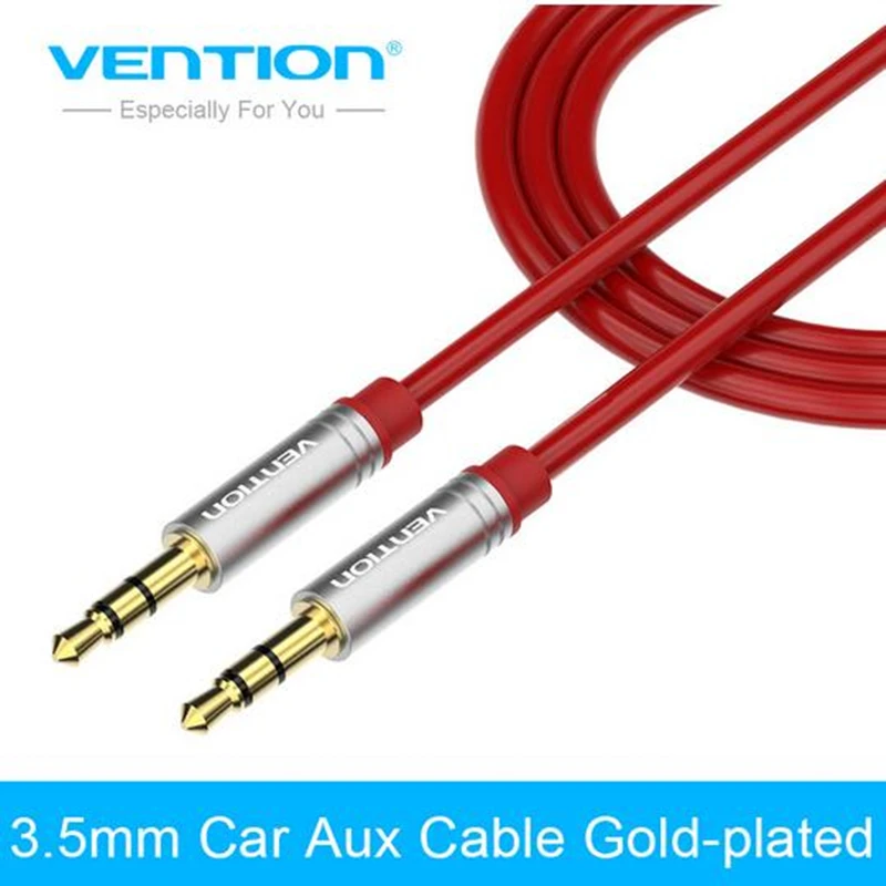 Vention Aux Cable 3.5mm to 3.5 mm Jack Audio Cable Gold-plated Male to Male Stereo Auxiliary Cord for Phone Car Speaker