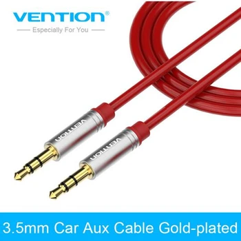 

Vention Aux Cable 3.5mm to 3.5 mm Jack Audio Cable Gold-plated Male to Male Stereo Auxiliary Cord for Phone Car Speaker