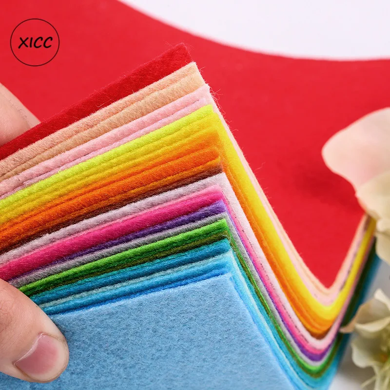 XICC 1 мм нетканые войлочные ткани ручной работы цветы DIY ремесло красочные игрушки