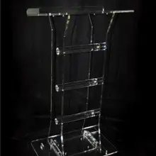Современный настраиваемый акриловый lectern Кристалл podi акриловые Pulpit Настольный Lectern ясно оргстекла Подиум