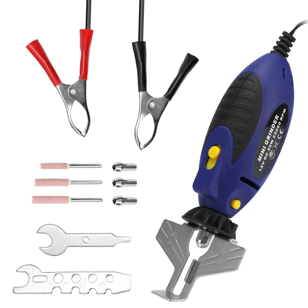 

Meterk 12V Chain Saw Grinding Machine Sharpener Chainsaw Electric Mini Handheld Grinder File Milling Machines