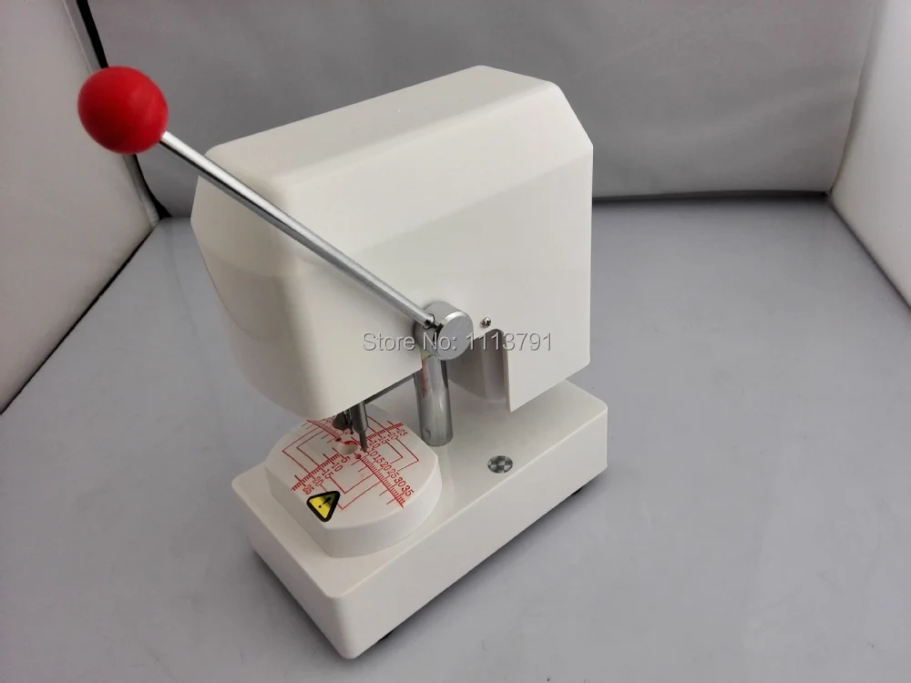CP 10C Eyeglass lenses template drilling machine, three hole mechanism