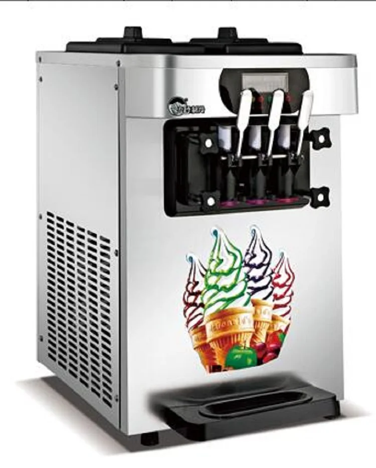 The CE certified table top mini soft ice cream vending machine 3