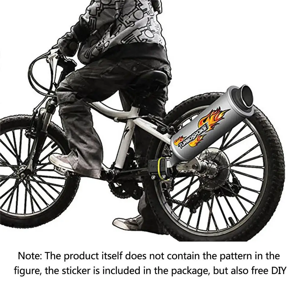 Kids Children Bicycle Bike Bell Exhaust System With BONUS Motorcycle Refill 3-Pack Bicycle Horn Bmx Mtb Cycling Accessories