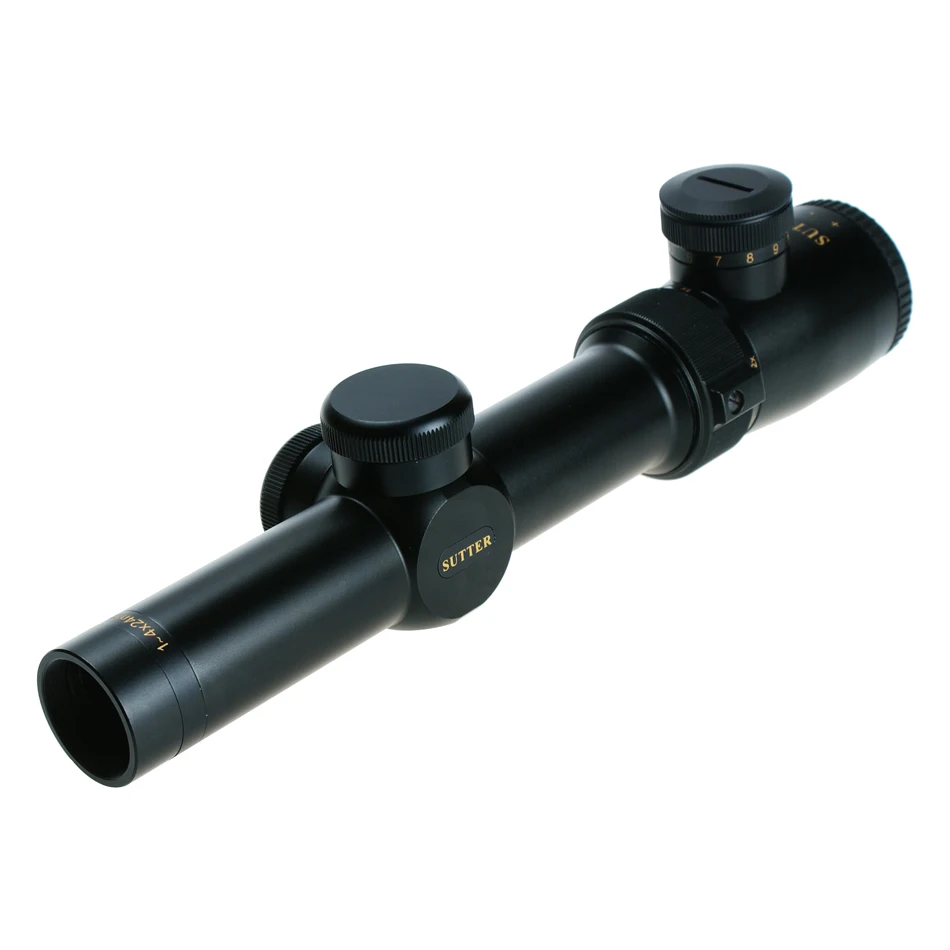 Outdoor hunting China high impact resistance reticle illuminated rifle scope Sutter 1-4x24 E | Спорт и развлечения