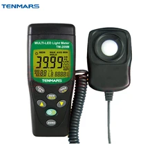 TENMARS TM-209M светодиодный люкс измеритель FC тестер освещенности