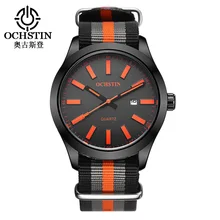 Moda OCHSTIN Marca Calendario Sport Hombre Ocasional Masculina Negocio Del Reloj Militar Del Ejército de Lujo Automático Reloj de Pulsera de Cuarzo GQ048C