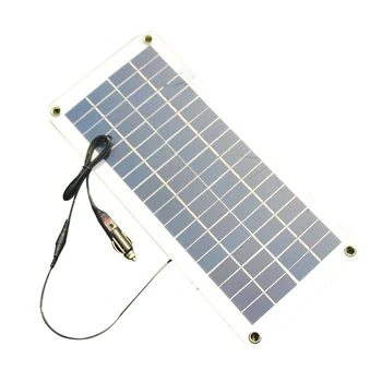 

Semi-flexible 18V/5V 10.5W Portable Solar Panel Charger For 12V Car Boat Motor Battery Charger DIY Solar System NEW