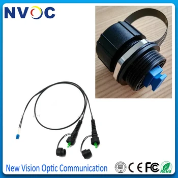 

IP67 Waterproof ODVA-SC to DLC UPC CPRI FTTA Fiber Optic Patch Cord for 4G,Mobile Network,1M,SM,G657A1,7.0mm,2Core,LSZH Jacket