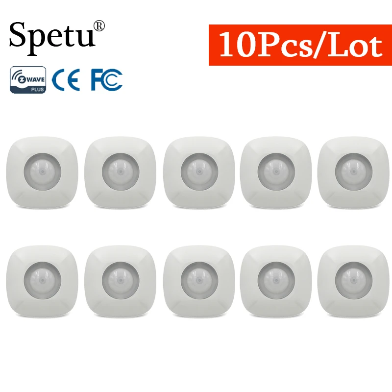 Spetu 10pcs/lot Z-Wave Infrared PIR Sensor Motion Detector Sensor Alarm Wireless Smart Z Wave Home Automation Battery-Powered Spetu 10pcs/lot Z-Wave Infrared PIR Sensor Motion Detector Sensor Alarm Wireless Smart Z Wave Home Automation Battery-Powered