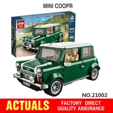 Free shipping LEPIN 21002 technic series MINI Cooper Model Building Kits Minifigures Blocks Bricks Toys Compatible With10242
