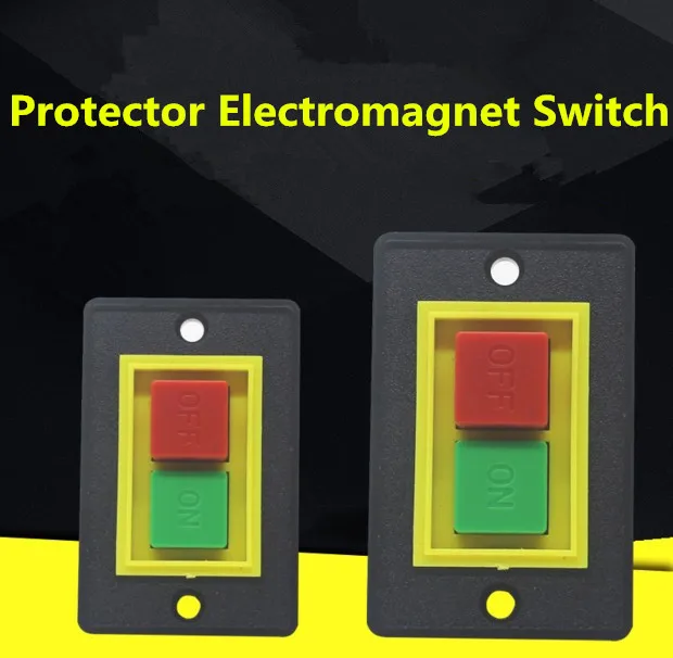 

6-Pin SPST 2-Phase I/O Start-up Motor Self Locking Electromagnetic Switch Black AC 380V 2KW 1PCS