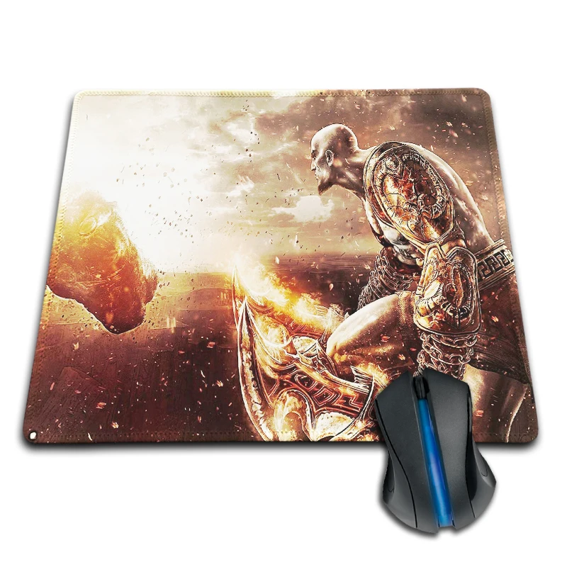 Babaite fashion style Cloth Rubber Optical Mousepad god of war with