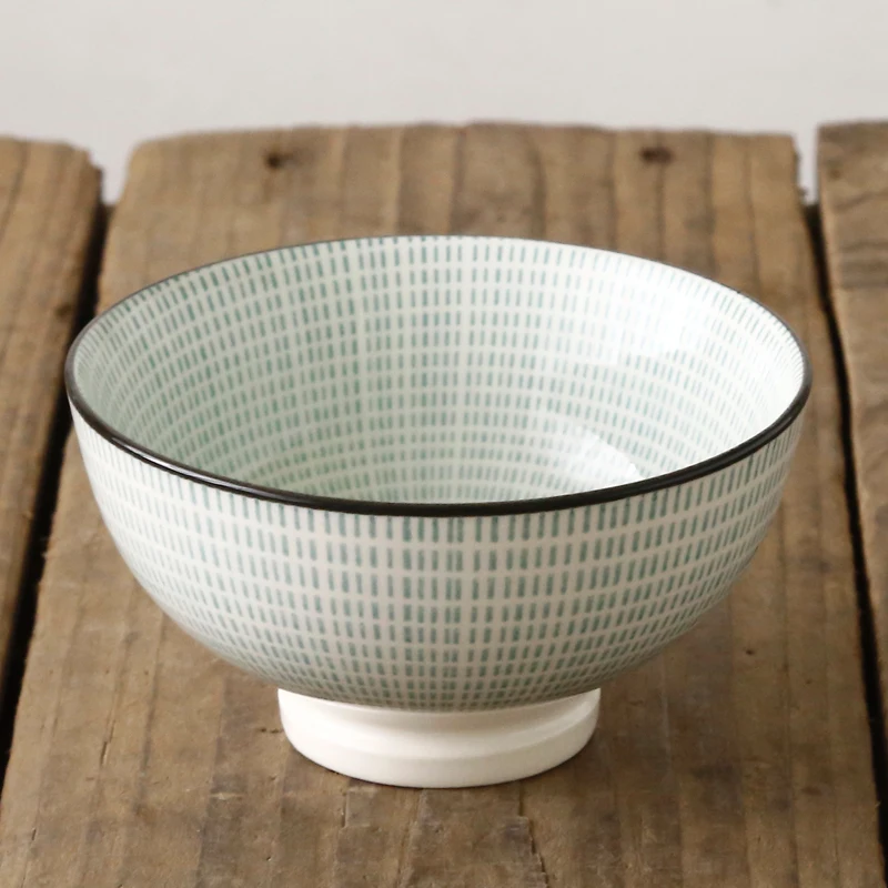 Японский стиль, 4,5 дюймов, керамическая фарфоровая Высокая миска для риса, ручная роспись, чаша, посуда, суп, десерт, маленькие миски, контейнер - Цвет: F