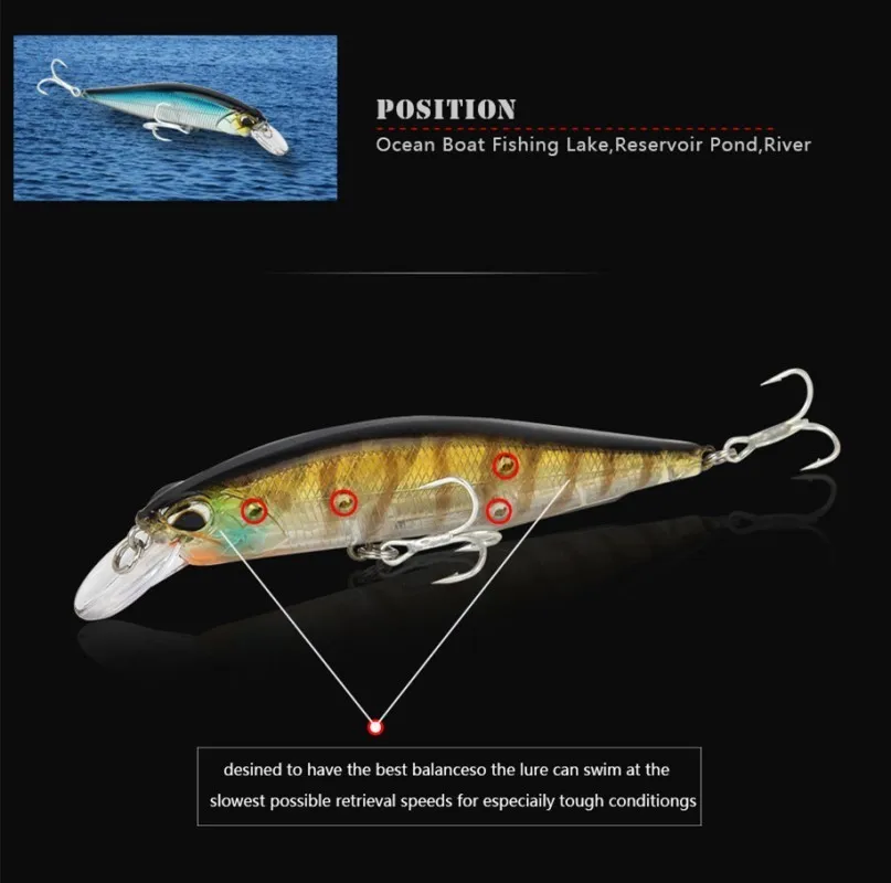 Mavllos flooting Wobbler быстроходная блесна для рыбалки Lure14.1g 100 м глубокая приманка