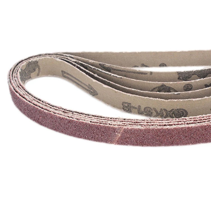 20pcs Sander Belts 13mm*457mm 40-120 Grit Mixed Sanding Belts Abrasive Polisher Paper Sander Power Tool