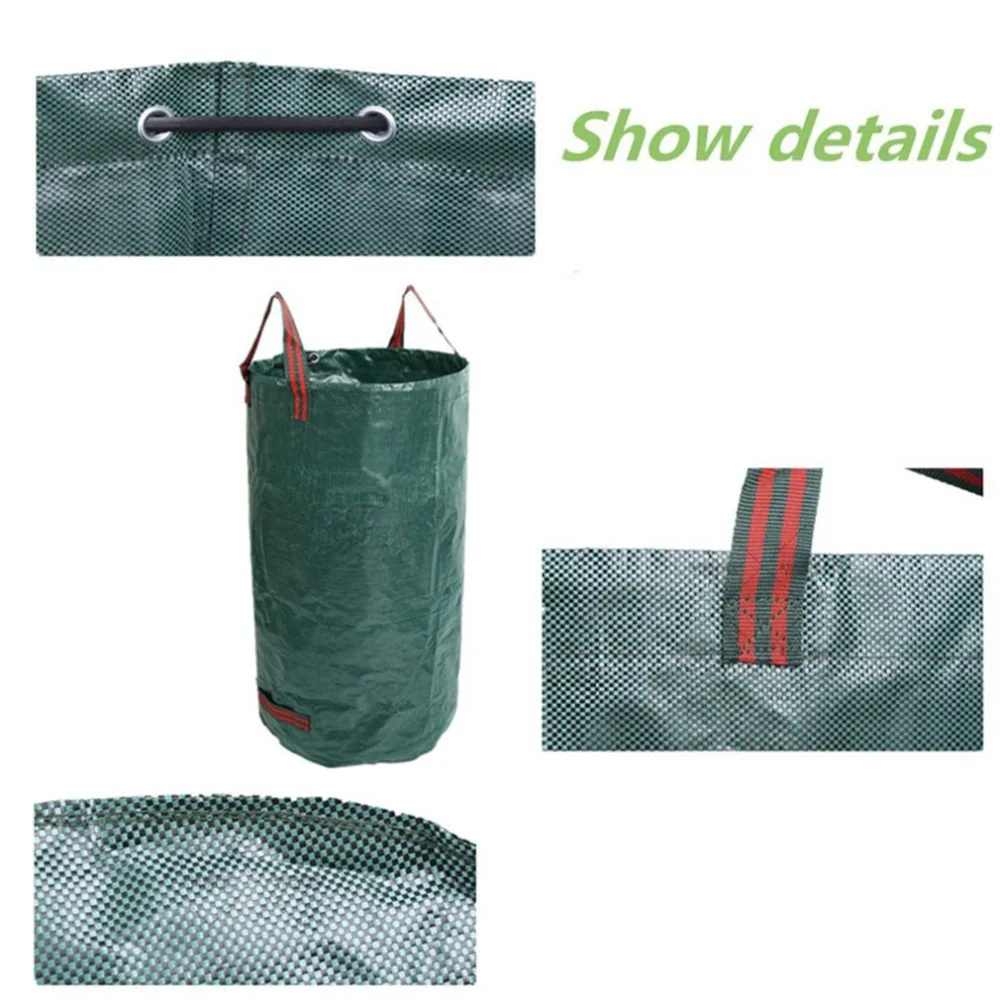 Мешок для хранения посадки многоразовые полиэтиленовые мешки для выращивания травы листья мешок для чистки товары для домашнего сада
