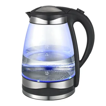 

CX02-2, free shipping,Blue Led Glass Electric Kettle,Automatic Electric High Borosilicate Glass Kettle Kitchen Appliances