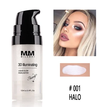 

12ml Illumination Face Highlighter Cream Shimmer Moisturizing Bronzer Highlighter Powder Makeup Contour 5 Colors TSLM1