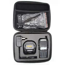 BAOFENG – walkie talkie deux accessoires, étui de Radio bidirectionnel pour UV 82 uv 82 UV 8D, sac de chasse portable, sac à main de voyage, boîte de rangement 