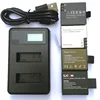 Chargeur de batterie d'origine 1350/1050 mAh pour SJCAM Sj4000 Sj5000X SJ9000 C30R EKEN H9R THIEYE T5 Edge E7, accessoires de caméra d'action ► Photo 1/6