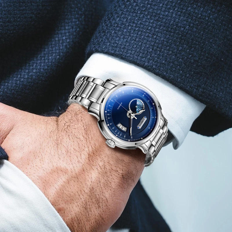 LOBINNI Watch Men Luxury Brand Men Watches Sapphire Tachymeter relogio Japan MIYOTA Automatic Mecha