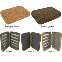 Aventik Португалия Мухобойки природа пробковая ламинированная коробка для ловли нахлыстом хранение мух коробка